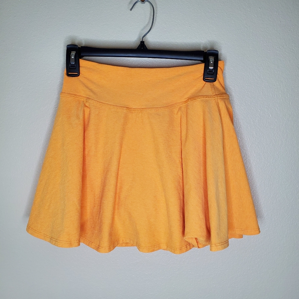 Beyond Yoga Athletic Spacedye Hot Shot Skort Size Small Orange